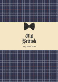Old British -navy tartan check-
