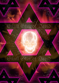 SKULL Star of David PINK