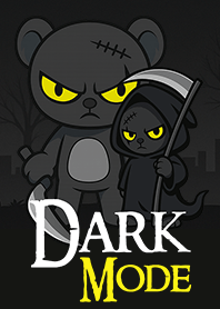 Dark mode, glowing yellow