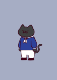 Sailor black cat.(dusty colors07.)