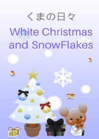 Bear daily<White Christmas,SnowFlakes>