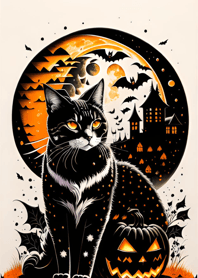 halloween cat 4926A7