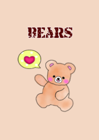 mamama-chin- Cute bear .pastel colour.w2
