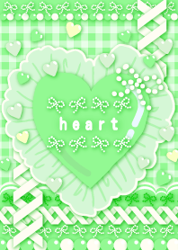 Decorative Heart -lightgreen
