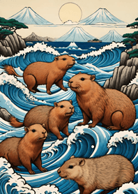 Ukiyo-e - Capybara 04aD7F
