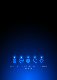 LIGHT ICON THEME -NAVY BLUE-
