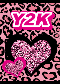 Y2K ヒョウ柄 グリッターラメ 平成 ギャル