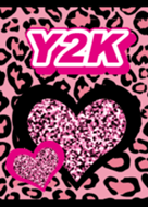 Y2K ヒョウ柄 グリッターラメ 平成 ギャル - LINE 着せかえ | LINE STORE