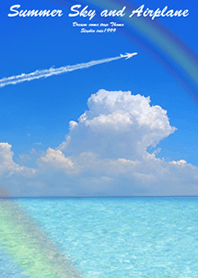Summer Sky and Airplane3