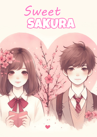 pink sakura blossom with you  JP40