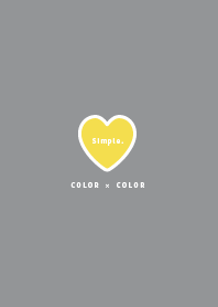 ชุดตกแต่งแบบเรียบง่าย /สีเหลืองและสีเทา