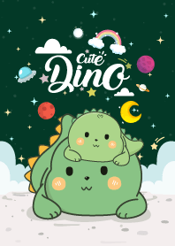 Dinosaur Cute Dark Green