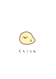 Chick / white brown.