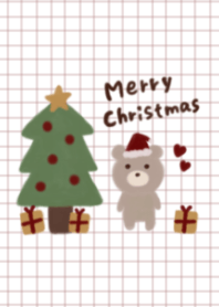 クリスマスくまさんの着せ替え