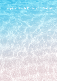 Tropical Beach Photo #75 Not AI