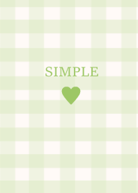 SIMPLE HEART (check naturalgreen)