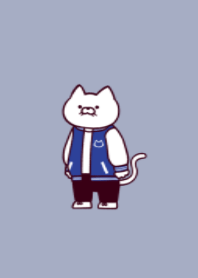 Stadium jacket cat(dusty colors07)