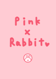 pink and rabbit