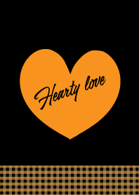 Hearty love _halloween black_