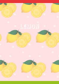 LEMON slices2 on red JP