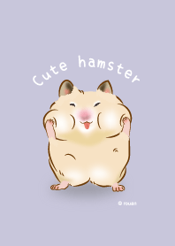 Cute hamster_Golden Hamster 3.0_purple