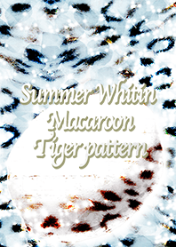 Summer Whitin Macaroon Tiger pattern