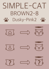 simple cat brown2-8 dpink2