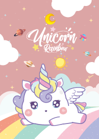 Unicorn Sky Rainbow Mulberry