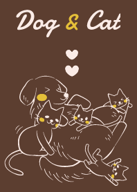 Animal 006L-2 (dog+cat/Brown)