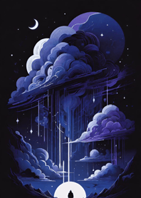 Moon in the dark night bAe50d