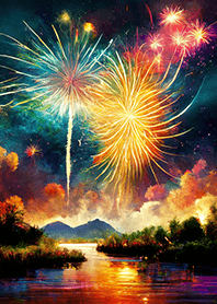 Beautiful Fireworks Theme#415