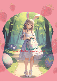 Princess rabbit strawberry cake