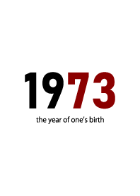 1973 the year of one's birth