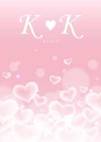 Initial -K&K- Heart cloud