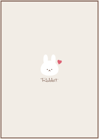 Rabbit -Dusky Beige- 12