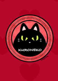 じーっと黒猫ちゃん。