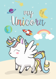 My Unicorn.(Blue Galaxy Ver.2)