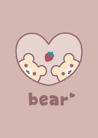 Bear Strawberry [Dullness Pink]