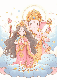 พระแม่ลักษมี พระพิฆเนศ : ร่ำรวยสุดปัง