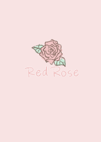 赤いバラ（花ことば「愛」「情熱」)