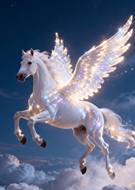 ✨神聖の純潔白馬❤️