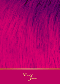 Metal and flannel peach