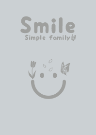 Smile & Tulip Sky Gray