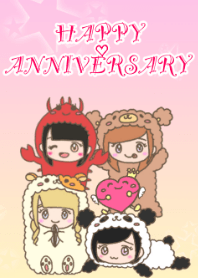 HAPPY♡ANNIVERSARYのきせかえ