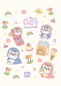 hi cat so cute minimal :D