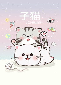 แมวน้อยจอมซน สีพาสเทล