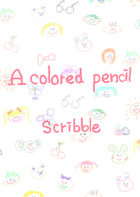 A colored pencil scribble