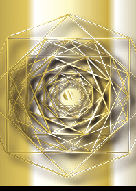 Black : Feng Shui Gold Octagon