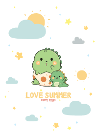 Dino Love Summer Kawaii