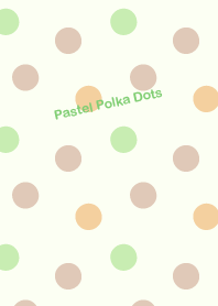 Pastel polka dots - Forest